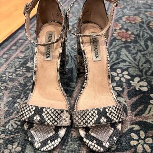 Steve Madden Carson Snakeskin Heels